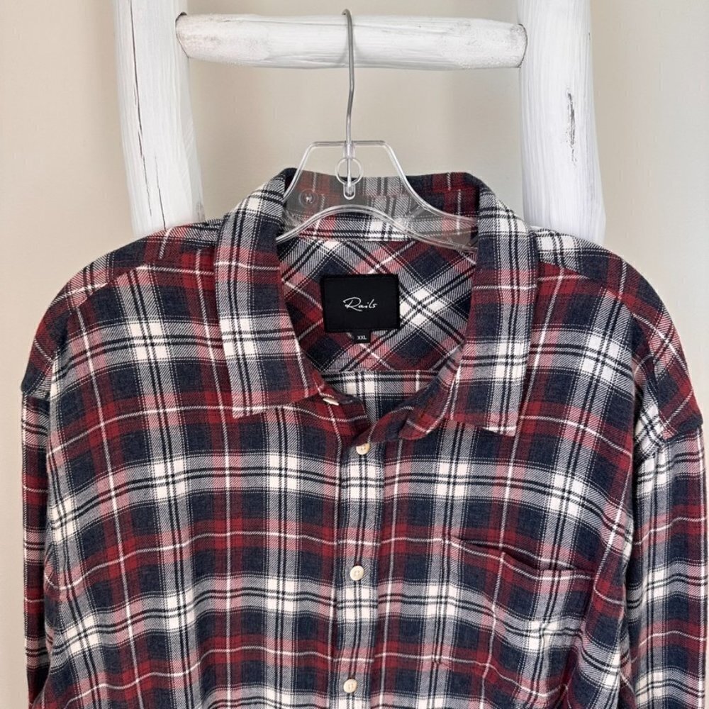 Rails Men's Lennox Plaid Button-Up Lightweight Fl… - image 3
